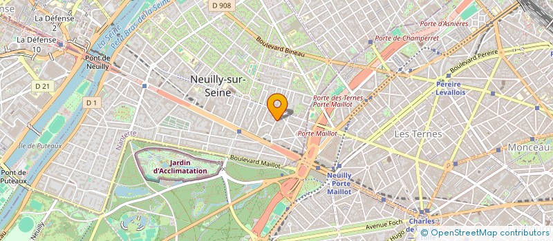 localisation de l'entreprise SOC LOCAT ILLUSTRATION DIAPOSITIVE EXCLU à NEUILLY-SUR-SEINE