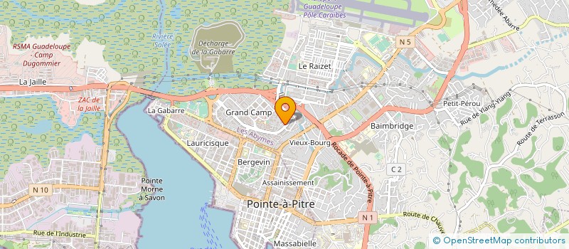 localisation de l'entreprise SOC LOCATION IMMO GPEENNE à LES ABYMES