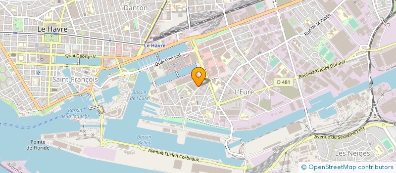 localisation de l'entreprise SOC LOCATION TRANSPORTS  LE HAVRE