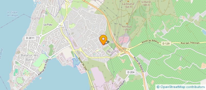 localisation de l'entreprise SOC LOCATIONS IMMOBILIERES DE BALARUC  BALARUC-LES-BAINS