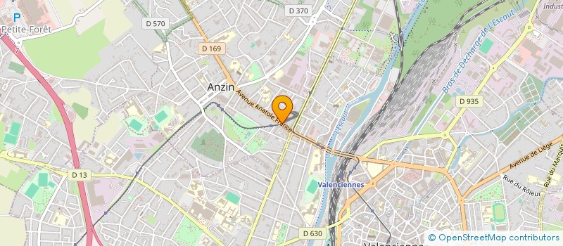 localisation de l'entreprise SOC LOGEMENT ARTISANAL ET CONSTRUCTION à ANZIN