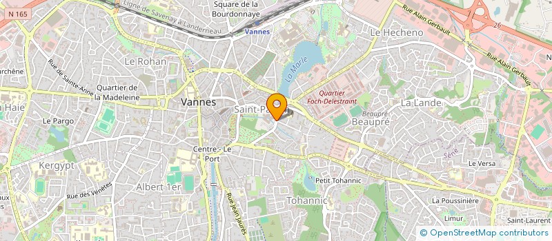 localisation de l'entreprise SOC LOISIRS ACCUEIL MORBIHAN à VANNES