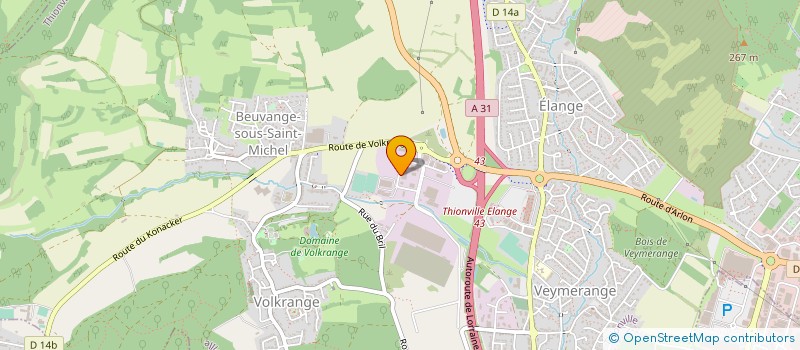 localisation de l'entreprise SOC LOR DISTRIBUTION D ACIERS à THIONVILLE