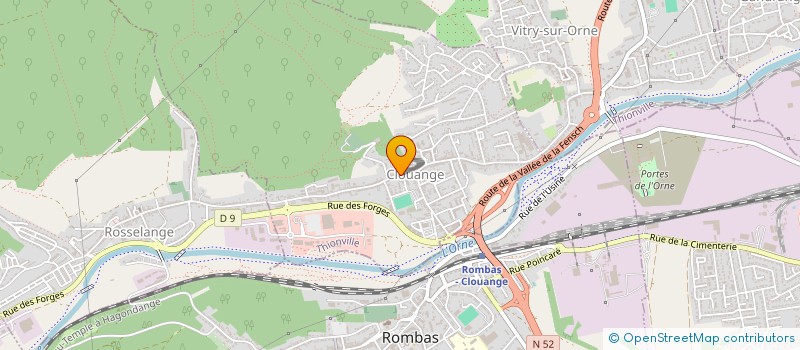localisation de l'entreprise SOC LORRAINE ENSEIGN CONDUITE AUTOMOBILE à CLOUANGE