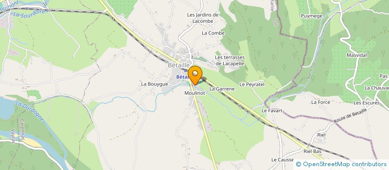 localisation de l'entreprise SOC LOTOISE DE TRAVAUX ACROBATIQUES à BETAILLE