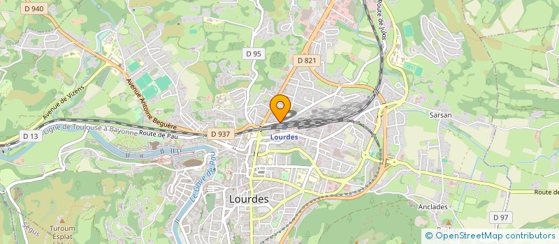 localisation de l'entreprise SOC LOURDAISE BOISSONS GAZEUSES à LOURDES