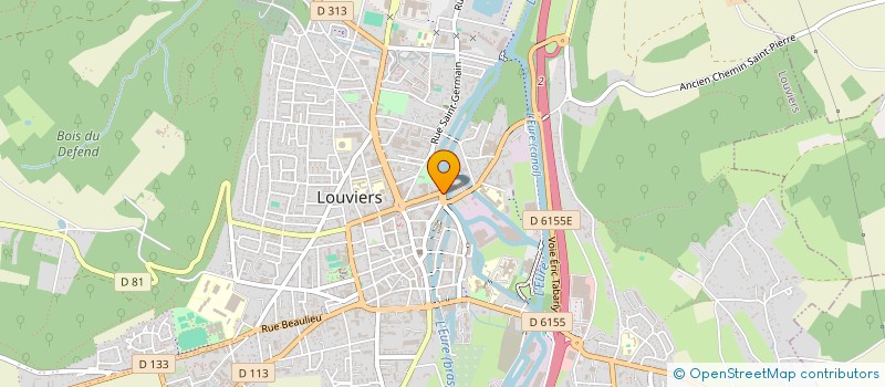 localisation de l'entreprise SOC LOVERIENNE D HOTELLERIE  LOUVIERS