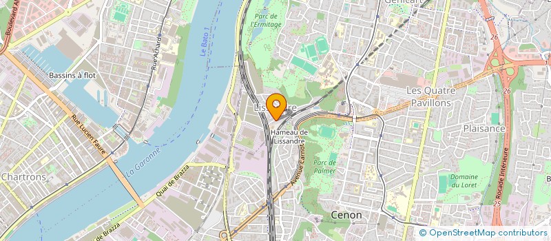 localisation de l'entreprise SOC LUCAS ET MADAR  LORMONT