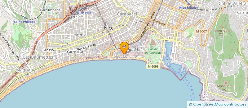 localisation de l'entreprise SOC LUCE à NICE