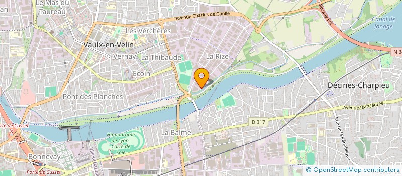 localisation de l'entreprise SOC LYON APPAR COMPOSANTS ELECTR MECANIQ à VAULX-EN-VELIN