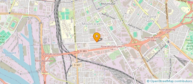localisation de l'entreprise SOC LYON D ETANCHEITE SELECT à VENISSIEUX