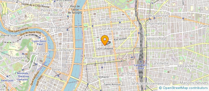 localisation de l'entreprise SOC LYON INFORM REVISION EXP COMPTABLE à LYON