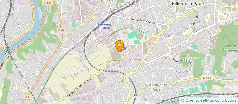 localisation de l'entreprise SOC LYONN APPLICAT CATALYTIQU  RILLIEUX-LA-PAPE