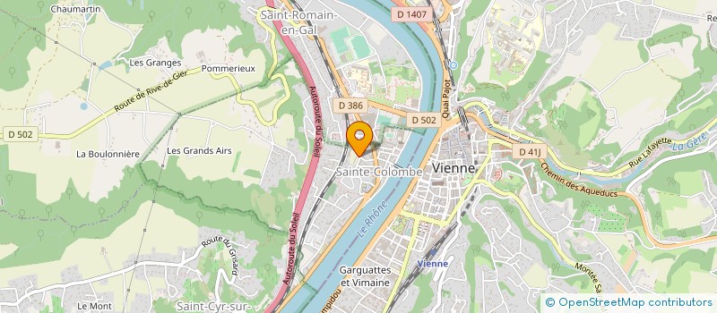 localisation de l'entreprise SOC LYONN APPROV SERVICE EN HABILLEMENT à SAINTE-COLOMBE
