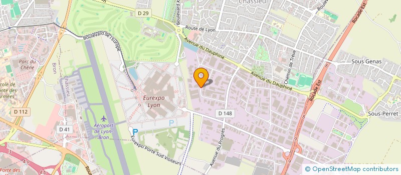 localisation de l'entreprise SOC LYONN EXPLOIT INDUSTRIELLE à CHASSIEU