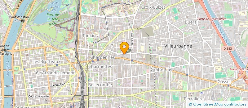 localisation de l'entreprise SOC LYONNAISE DE CONSEIL EN IMMOBILIER à VILLEURBANNE