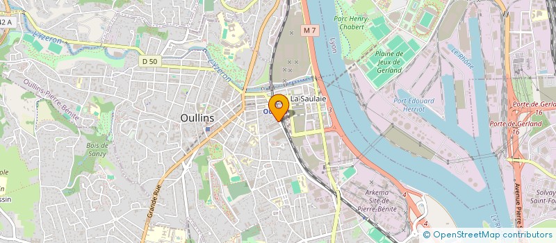 localisation de l'entreprise SOC LYONNAISE DE METAUX PRECIEUX à OULLINS-PIERRE-BENITE