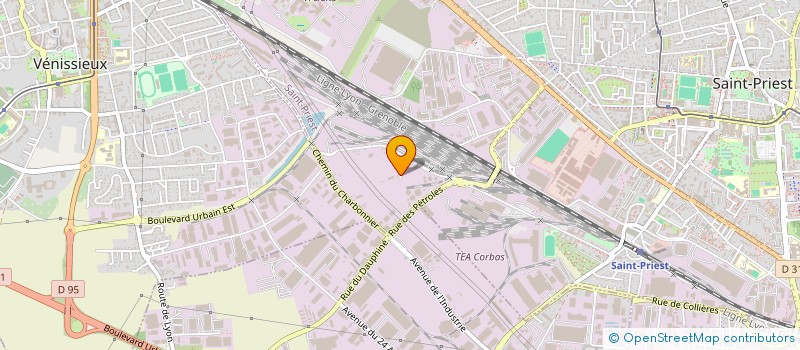 localisation de l'entreprise SOC LYONNAISE DE RECYCLAGE  SAINT-PRIEST