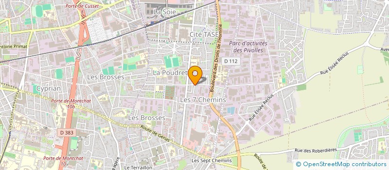 localisation de l'entreprise SOC LYONNAISE ELECTRICITE CLIMATI GELLON à VAULX-EN-VELIN