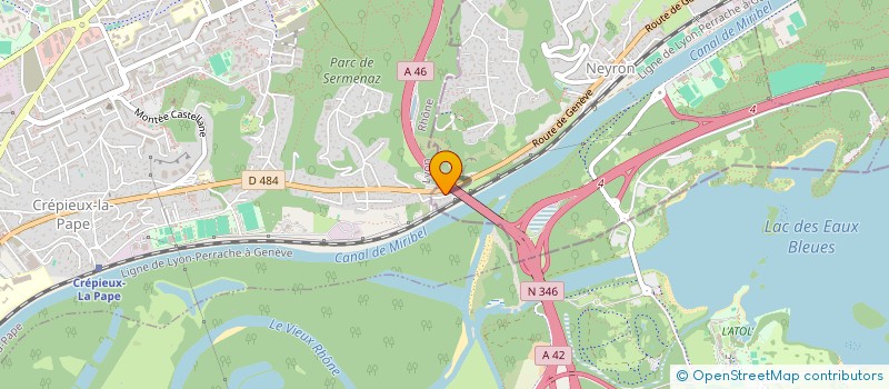 localisation de l'entreprise SOC LYONNAISE EXPL CARRIERES à NEYRON