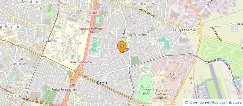 localisation de l'entreprise SOC LYONNAISE OUVRAGE ART  BRON