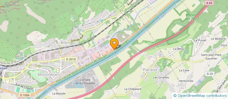 localisation de l'entreprise SOC LYONNAISE RECUPERATION DECHETS à MONTMELIAN