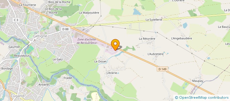 localisation de l'entreprise SOC MACERB à GETIGNE