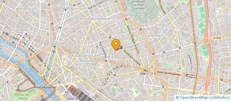 localisation de l'entreprise SOC MACHINES AUTOMATIQUES MODERNES à PARIS