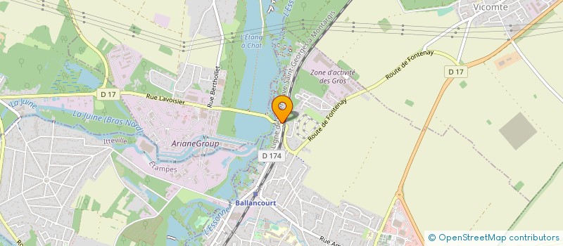 localisation de l'entreprise SOC MACONNERIE ET PLACO  BALLANCOURT-SUR-ESSONNE