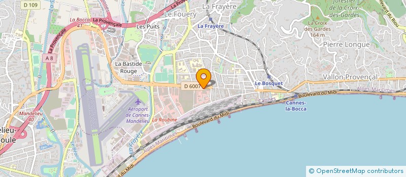 localisation de l'entreprise SOC MADALI à CANNES