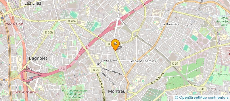 localisation de l'entreprise SOC MAGASINS D'AMEUBLEMENT ET DE CONFORT à MONTREUIL