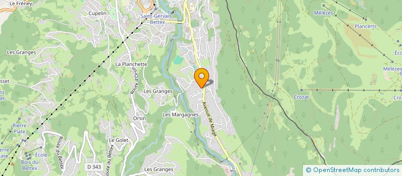 localisation de l'entreprise SOC MAGASINS DAYVE-VITU ET CIE MAGDAVI  SAINT GERVAIS LES BAINS