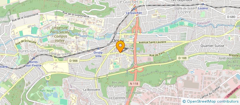 localisation de l'entreprise SOC MAGASINS ECONOMIQUES HOUILLES ORSAY  ORSAY