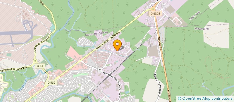 localisation de l'entreprise SOC MAIL COACH  MONT-DE-MARSAN