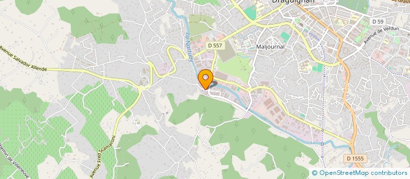 localisation de l'entreprise SOC MAINTEN ARROS AUTOM PROTECT INCEND à DRAGUIGNAN