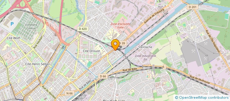 localisation de l'entreprise SOC MAINTENANCE ASSISTANCE CHAUFFAGE  RIEDISHEIM