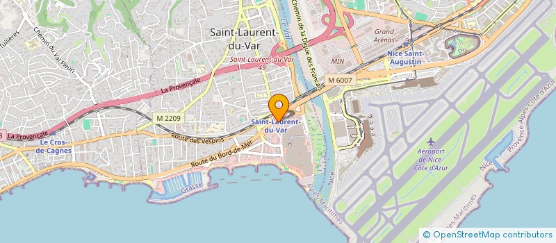 localisation de l'entreprise SOC MAISON SUR MESURE à SAINT-LAURENT-DU-VAR