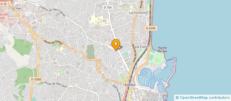 localisation de l'entreprise SOC MAITRISE COORDINATION DE CHANTIERS à ANTIBES