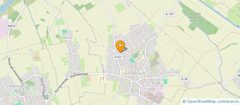 localisation de l'entreprise SOC MAKOS à GONDECOURT