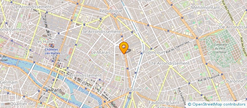 localisation de l'entreprise SOC MANHATTAN TRANSFE AGENCE à PARIS