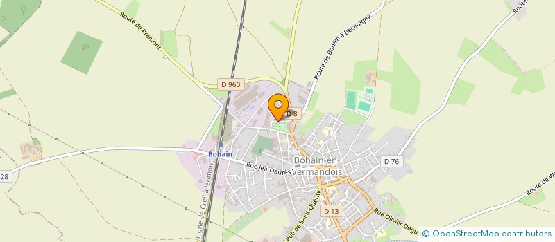 localisation de l'entreprise SOC MANHUGO à BOHAIN-EN-VERMANDOIS