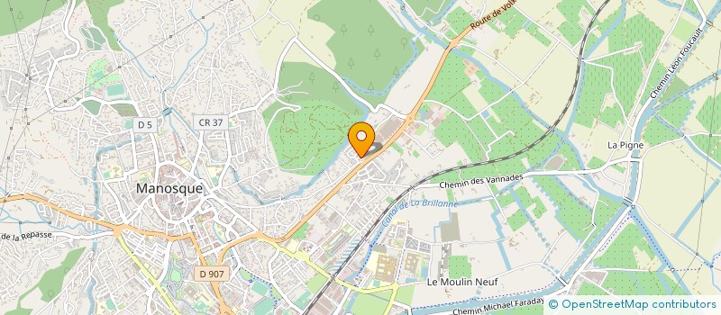 localisation de l'entreprise SOC MANOSQUINE TRAVAUX PUBLICS à MANOSQUE