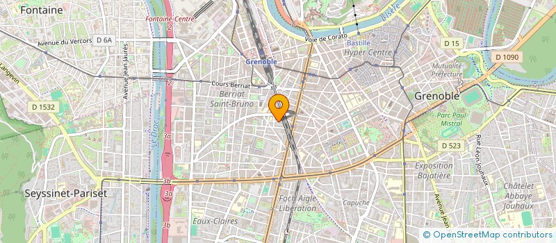 localisation de l'entreprise SOC MANUTENTION TRAVAUX ET SERVICES à GRENOBLE