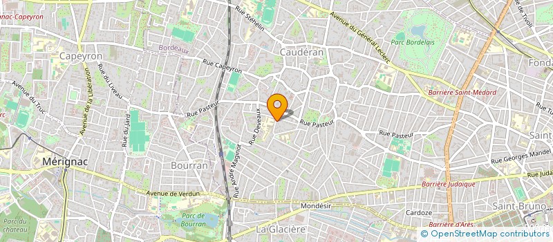 localisation de l'entreprise SOC MARC TOUJA ET FILS à BORDEAUX