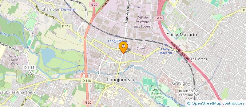 localisation de l'entreprise SOC MARCHANDS DE BIENS FLORENCE à LONGJUMEAU