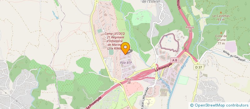 localisation de l'entreprise SOC MARITIME AMENAGEMENT TRAVAUX NEPTUNE à FREJUS