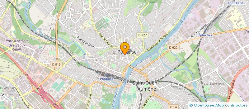 localisation de l'entreprise SOC MARLIAC OPTIQUE à PONTOISE