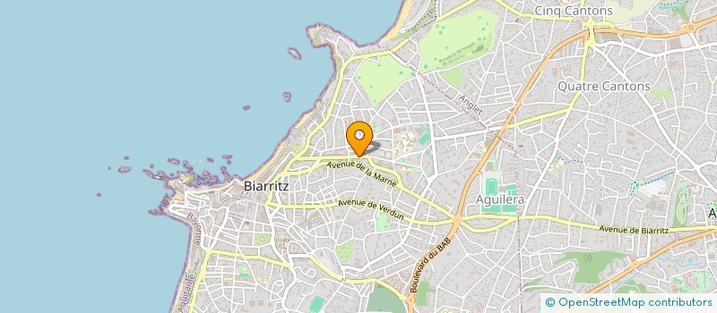 localisation de l'entreprise SOC MAROQUINERIE DE L'ATLANTIQUE à BIARRITZ