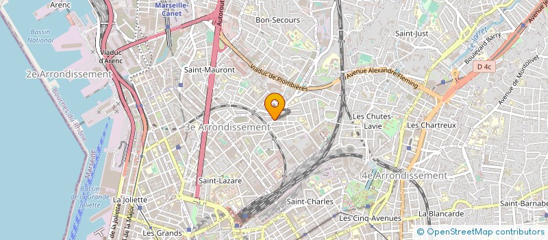 localisation de l'entreprise SOC MARSEILLAISE DE CROISSANTERIE à MARSEILLE