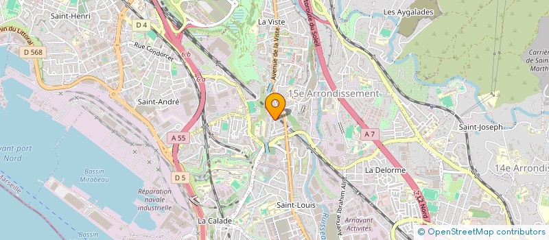 localisation de l'entreprise SOC MARSEILLAISE TRANSPORTS MANUTENTION à MARSEILLE